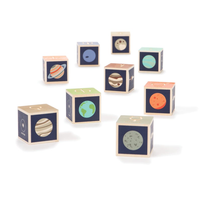 Uncle Goose Planet Blocks - Made in The USA - Image 2
